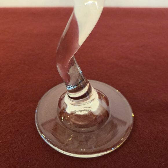 Libbey #37799 Vintage Clear Martini Glass With Zig Zag Z-Stem Mixed Drinks Glass - Picture 4 of 13